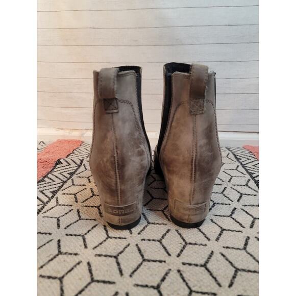 SOREL LEA WEDGE IN BLACK QUARRY, SZ 11 - Picture 7 of 11